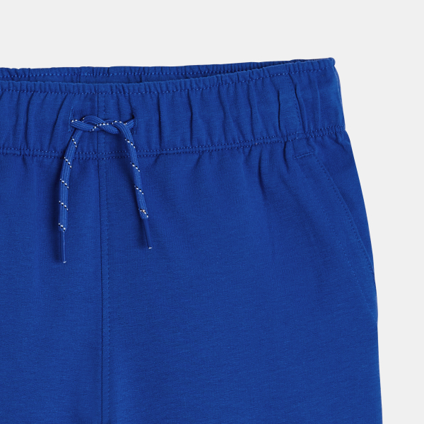 شورت برمودا من الصوف الناعم باللون الأزرق للأولاد